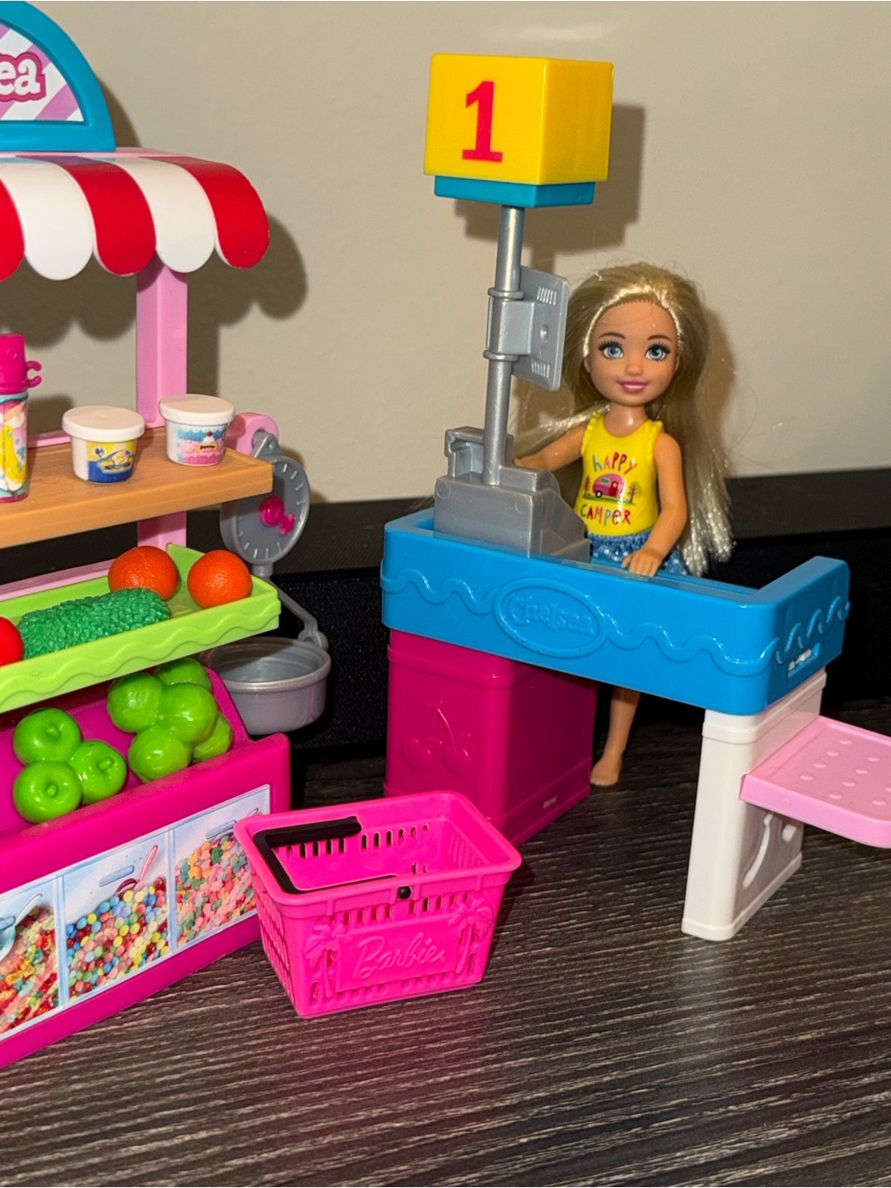 Barbie Mattel Chelsea super market play-set